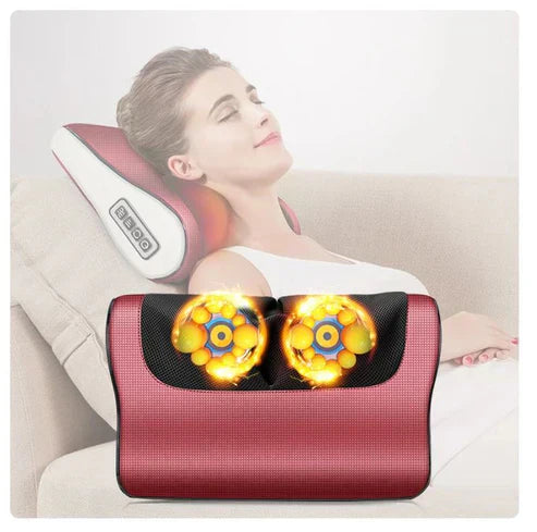 Hazelle™ Red Pillow Massager – جهاز تدليك الوسادة الحمراء